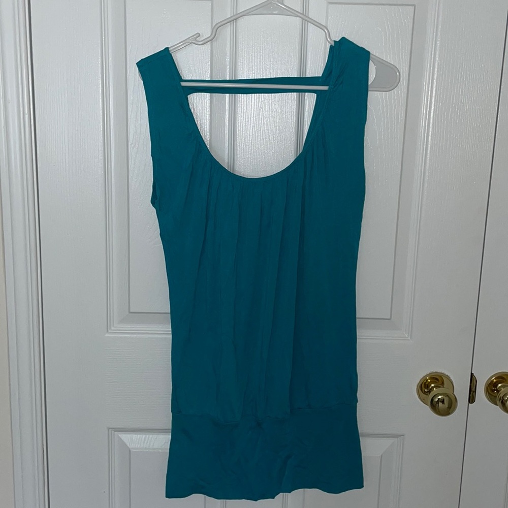 Dynamite Teal Tank Top